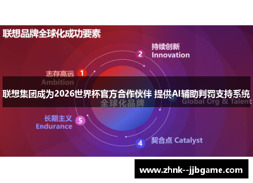 联想集团成为2026世界杯官方合作伙伴 提供AI辅助判罚支持系统 联想集团成为2026世界杯官方合作伙伴 提供AI辅助判罚支持系统